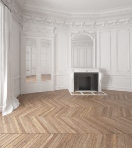 french herringbone flooring