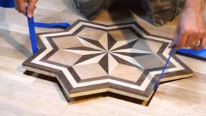 wood floor medallions inlay designspid floors presents installing a hardwood flooring medallion