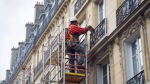 u1354318837 French building facade being repainted scaffoldin c19c7642 3a21 45a7 8e6b c650b6584194 1